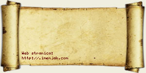 Isidora Jelisić vizit kartica